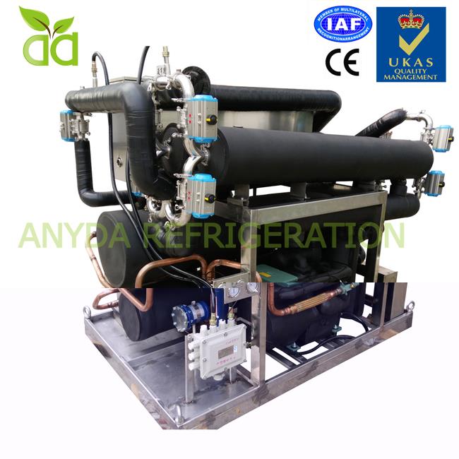 เครื่องทำน้ำเย็นที่ระบายความร้อนด้วยน้ำด้วยน้ำเย็น 45 มิลลิลิตร